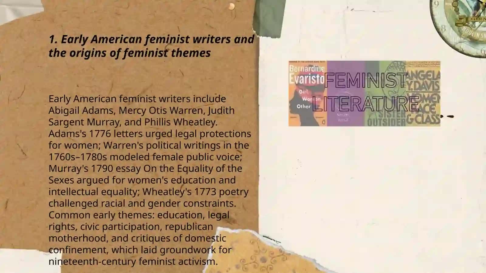 The role of feminist writers in American literature 3