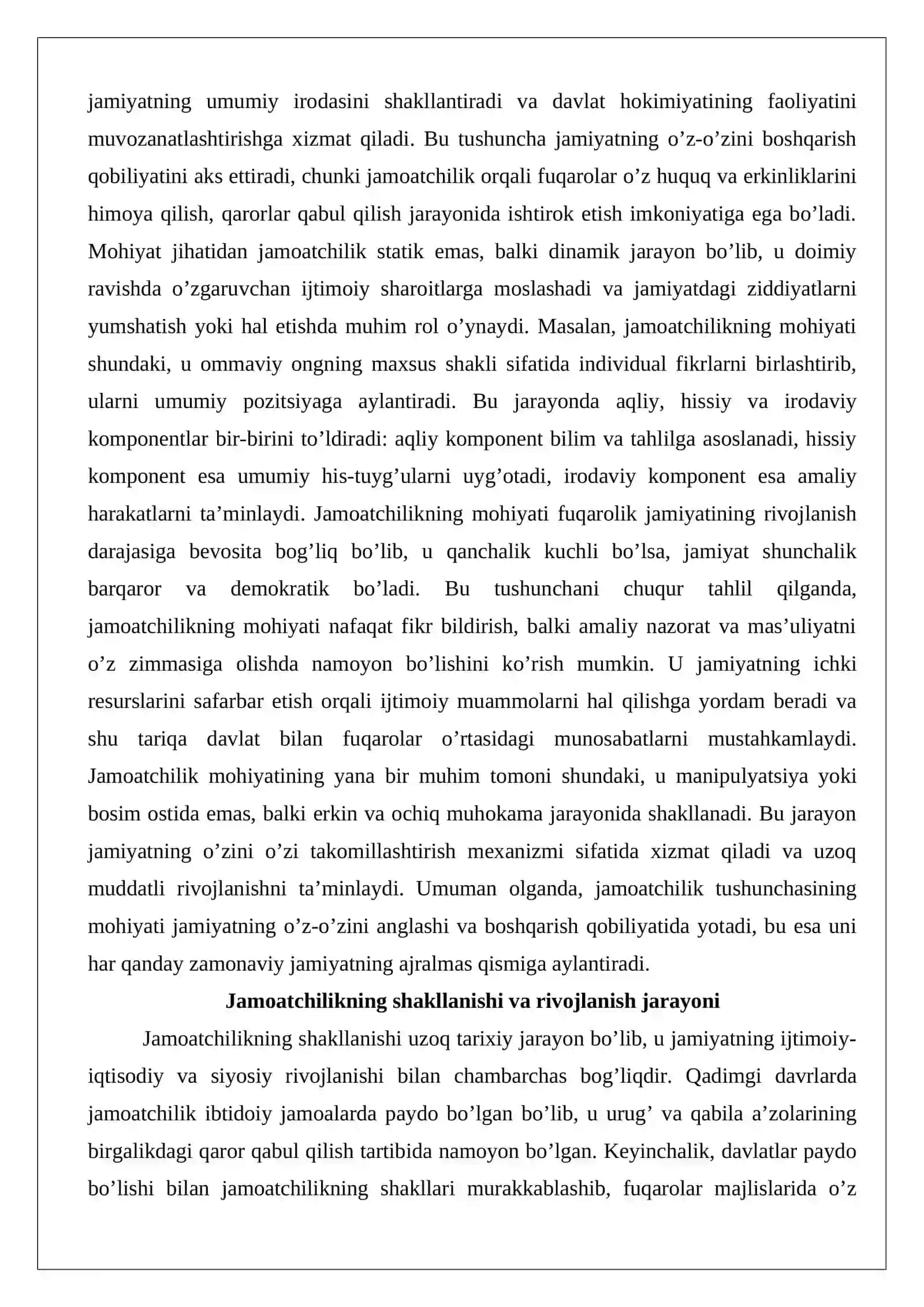 Jamoatchilik sotsial institut sifatida 3