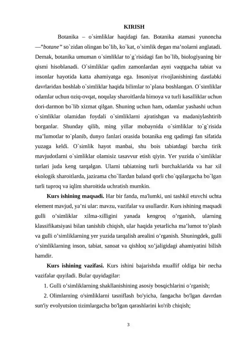 GULLI O‘SIMLIKLARNING XILMA-XILLIGI VA TARQALISHI 3