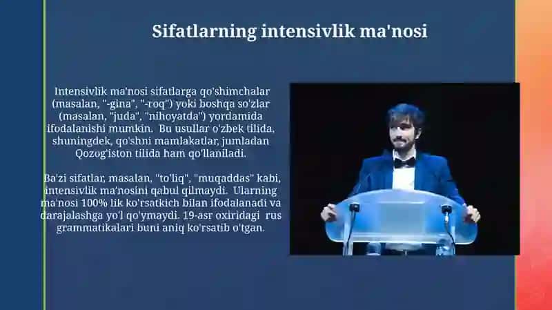 Sifat soʻz turkumi 3