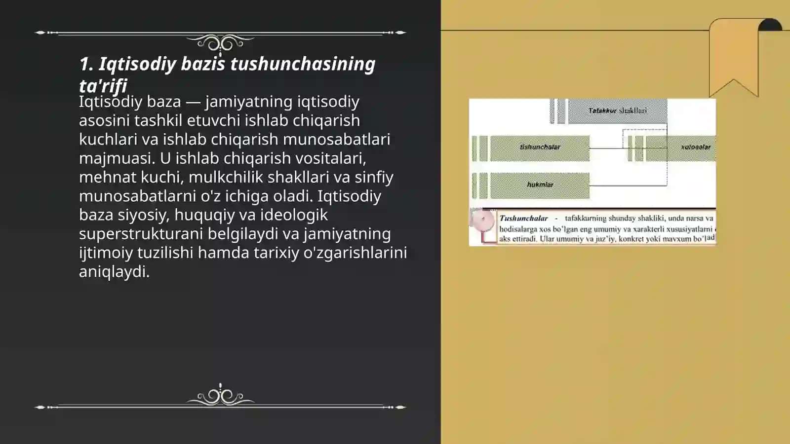 Iqtisodiy bazis tushunchalar 3