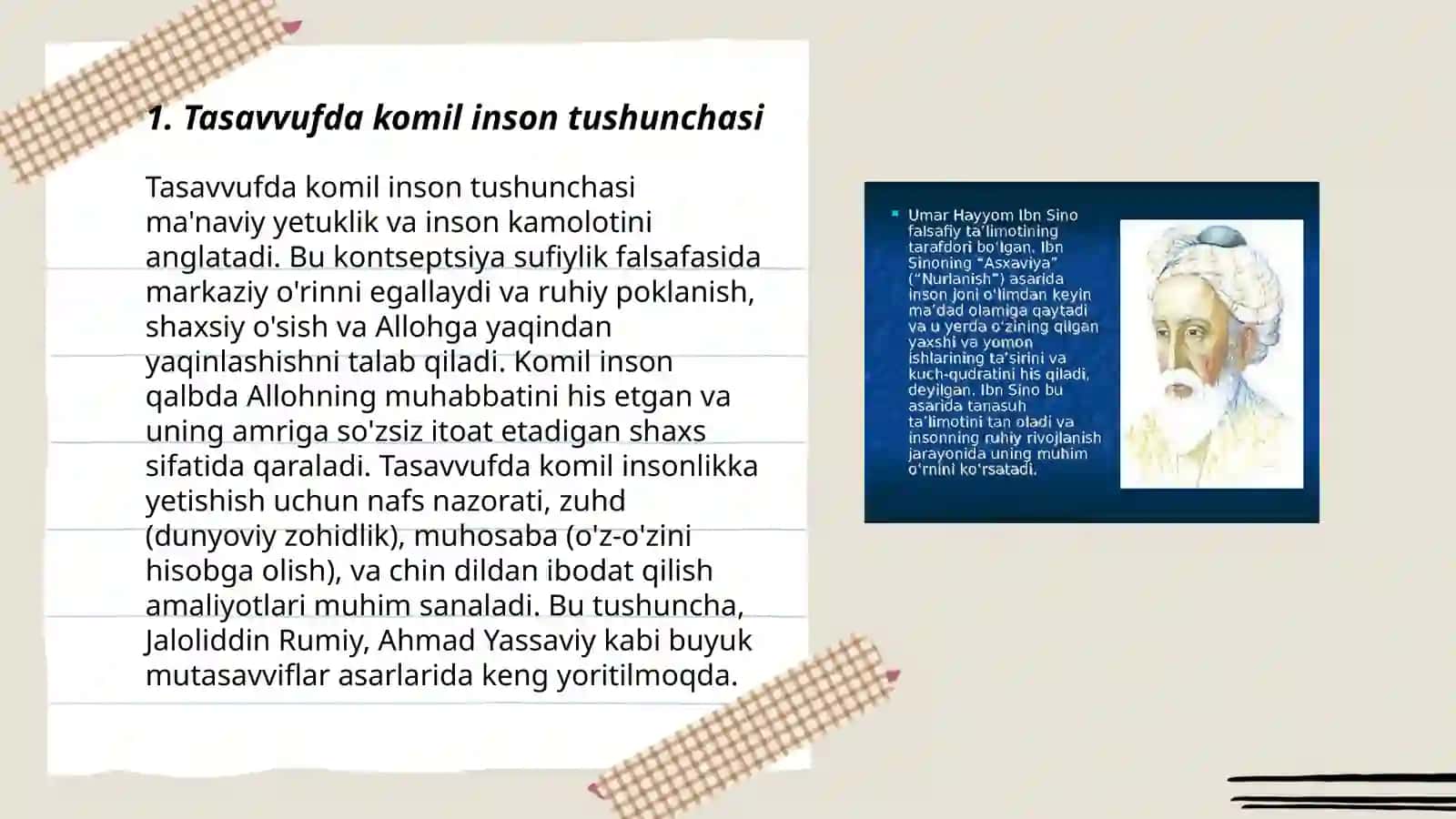Tasavvufda komil inson qarashlari va tariqatlari 3