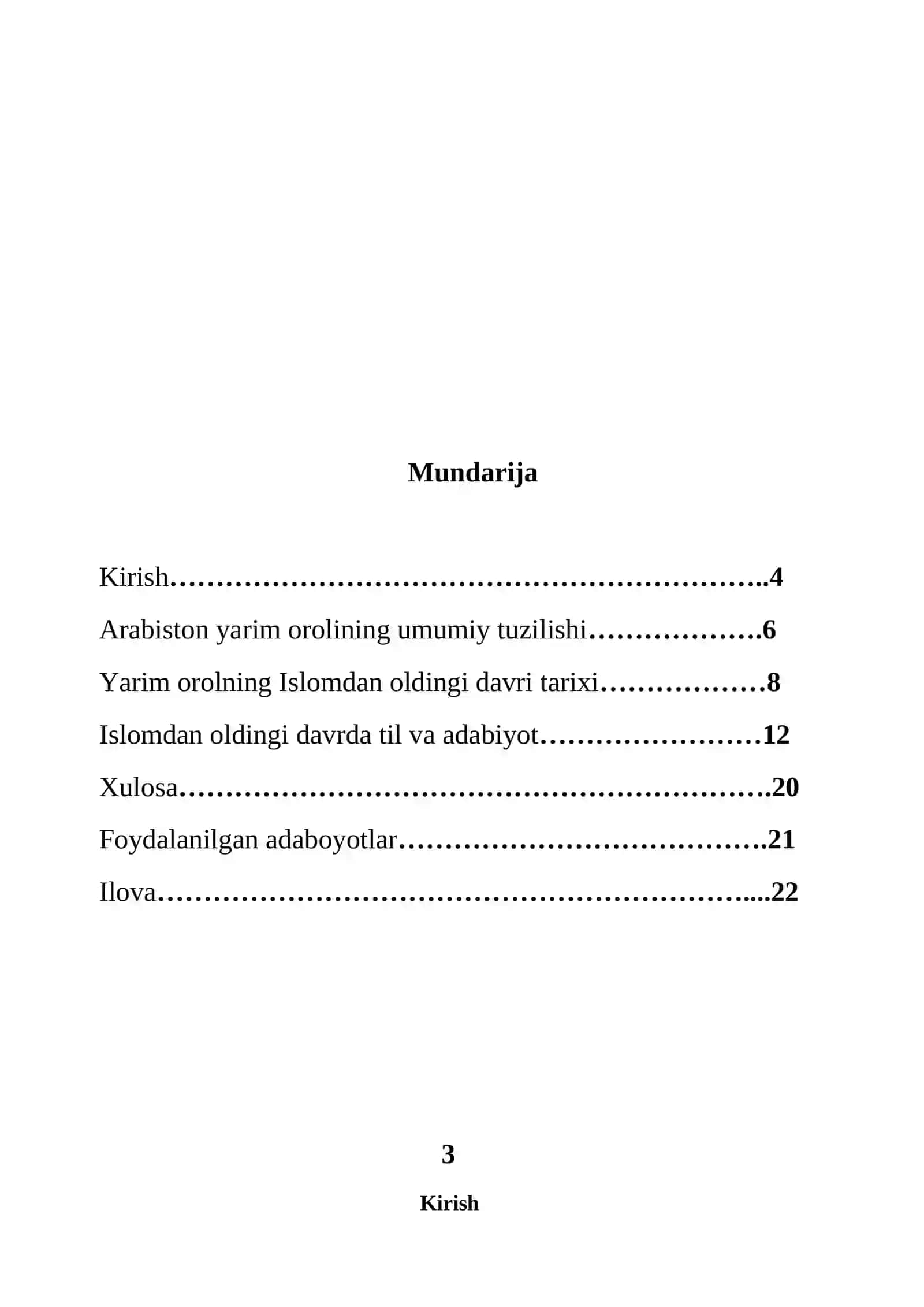 Arabiston yarim orolining Islomdan oldingi davr tarixi 3