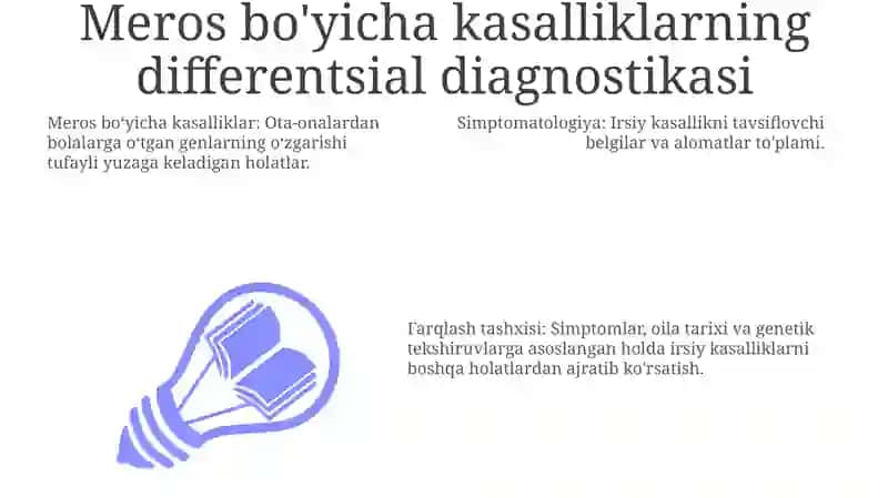 Irsiy kasalliklar semeotikasi 3