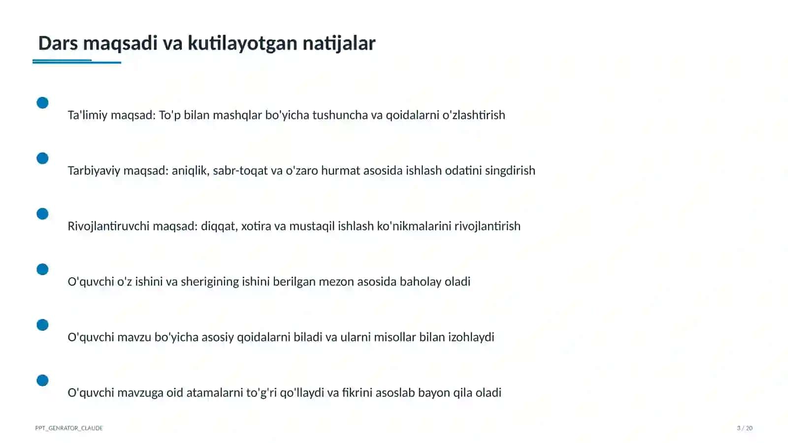 To'p bilan mashqlar (2-sinf) 3