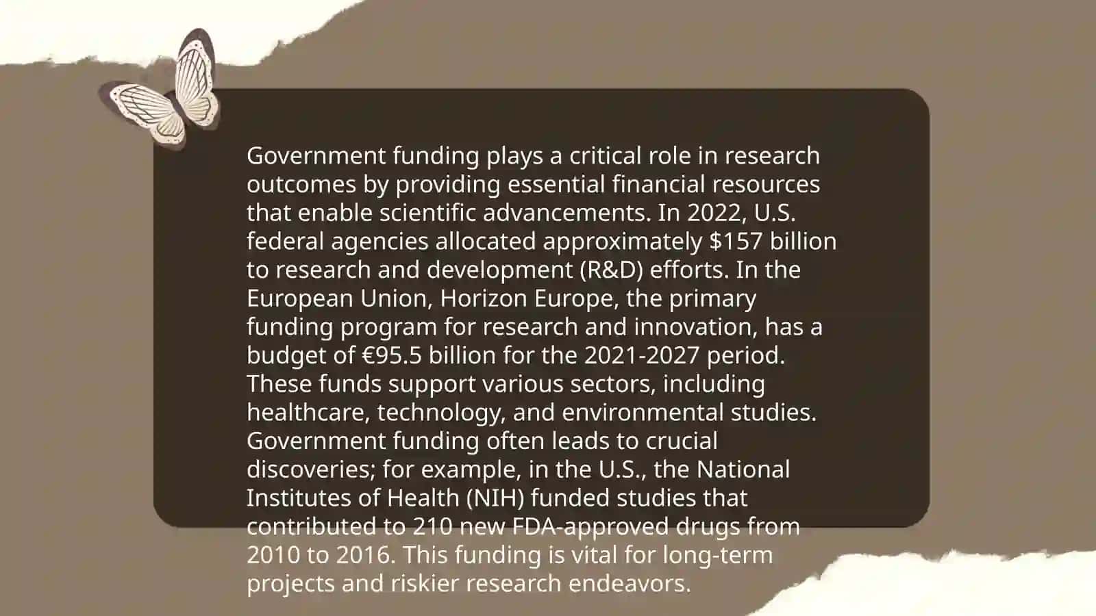 The impact of founding sources on research outcomes 3