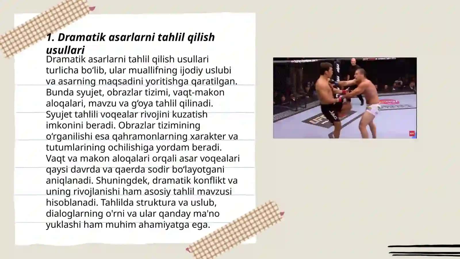 Dramatik asarlarni tahlil qilish usullari 3