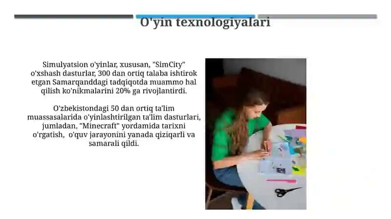 O'yin texnologiyalari 3