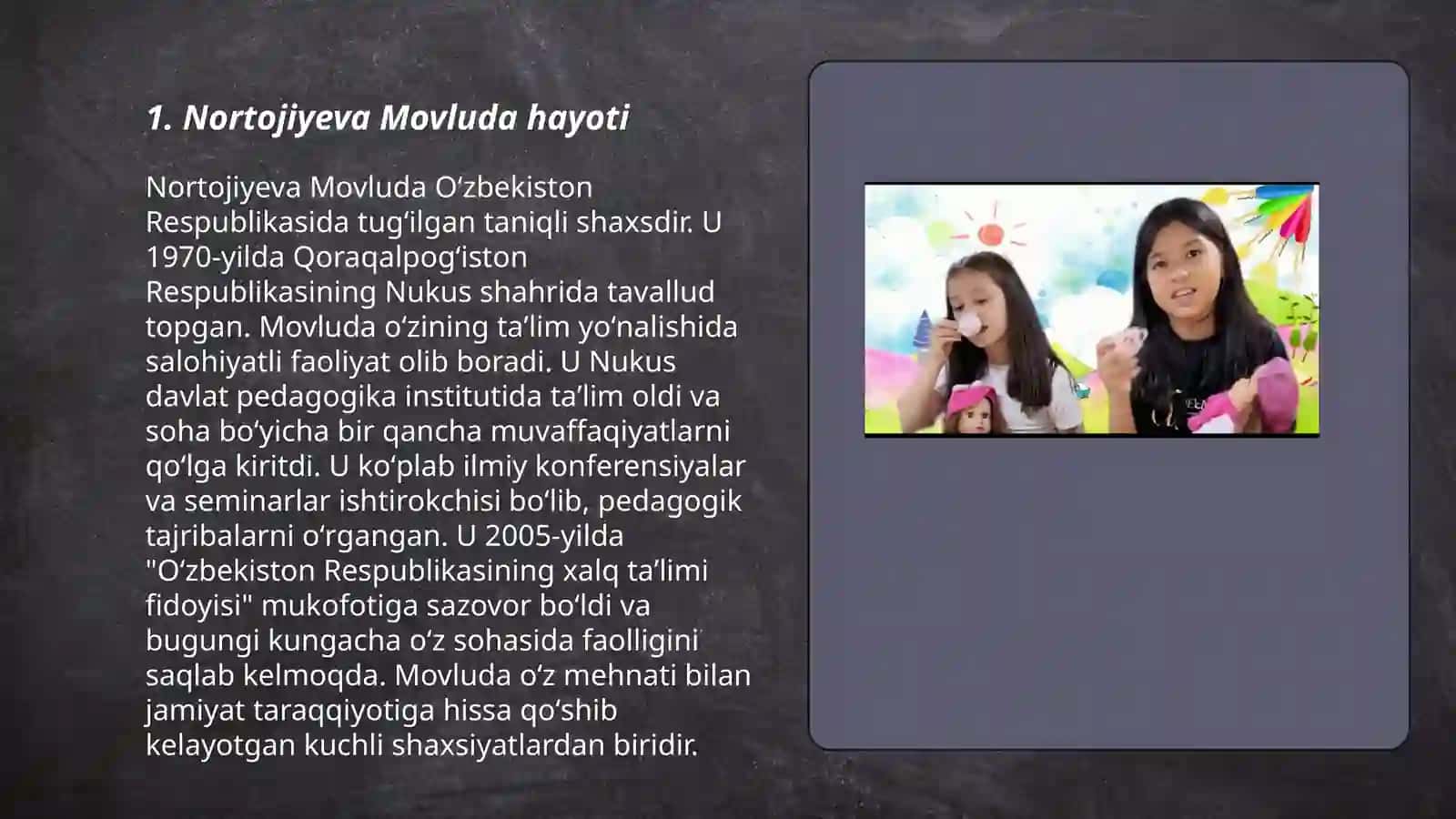 Nortojiyeva Movluda hayoti 3