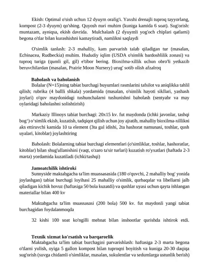 Maktabgacha ta‘lim tashkilotida tabiat burchagini tashkil etish 3
