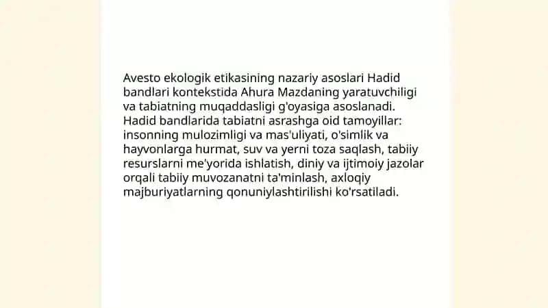 Ekologik Etika va Tabiat Asrash 3