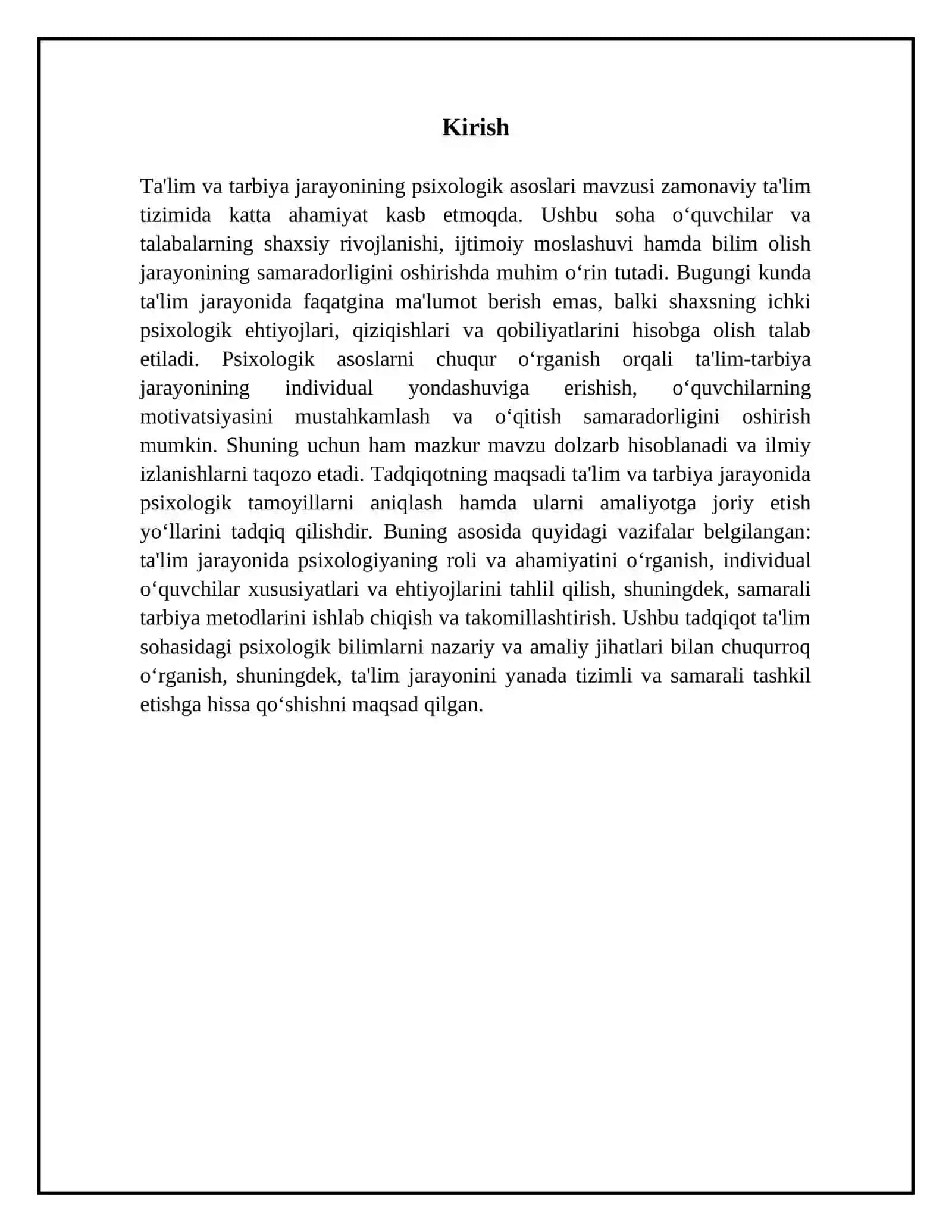 Ta'lim va tarbiya jarayonining psixologik asoslari 3
