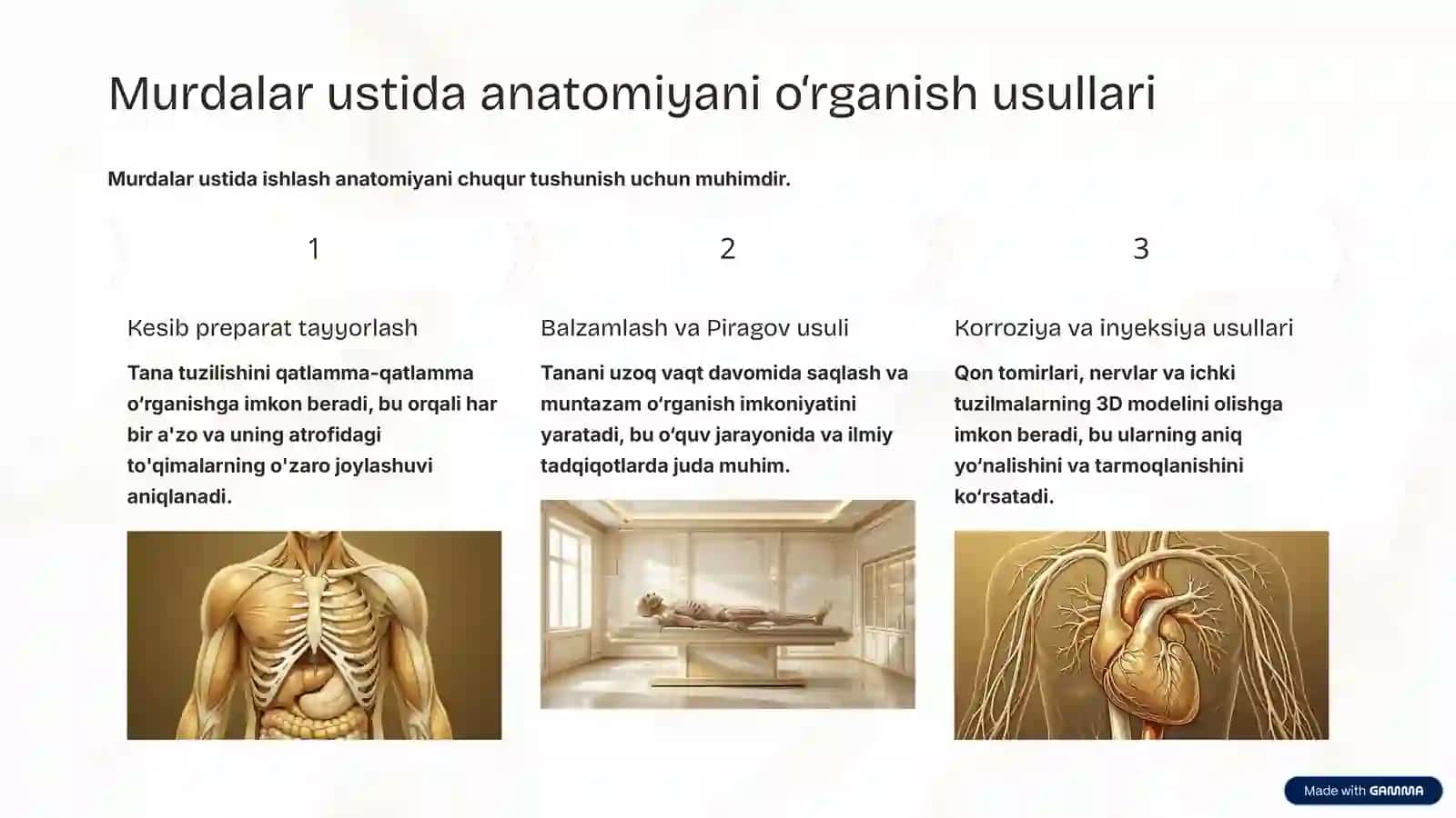 Anatomiyani o‘rganish usullari: Tarixdan zamonaviylikka 3