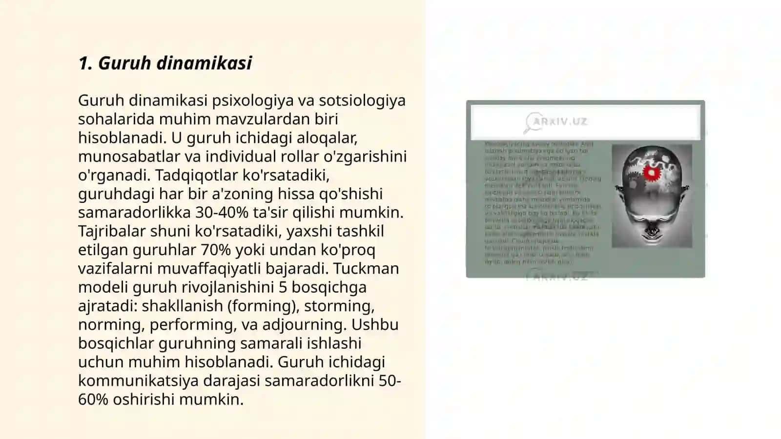 Guruh dinamikasi 3