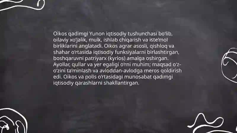Antik dunyo iqtisodiy qarashlari 3