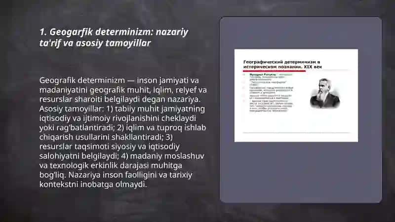 Geogarfik determinizm 3