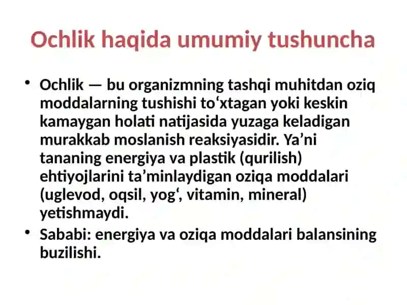 To‘liq va to‘liq bo‘lmagan ochlik 3