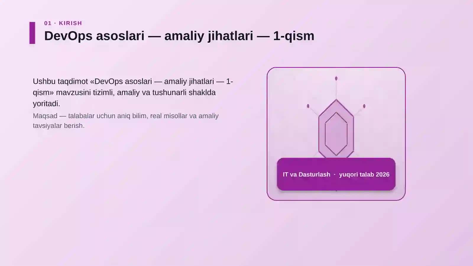 DevOps asoslari — amaliy jihatlari — 1-qism 3