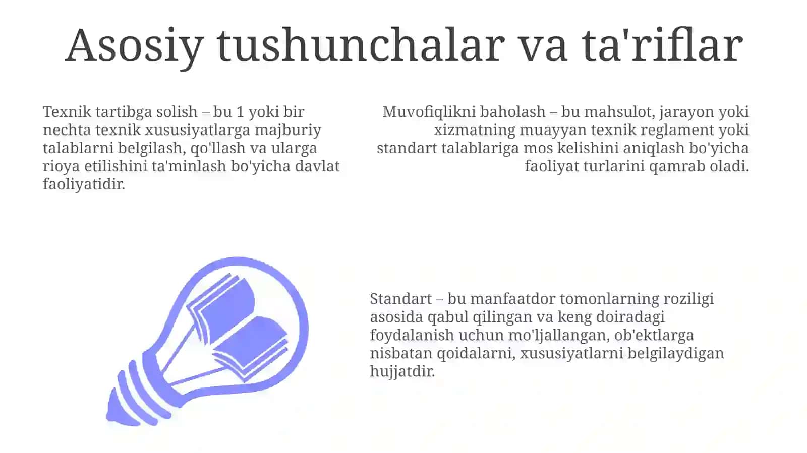 Texnik jihatdan tartibga solish davlat tizimining asoslari 3