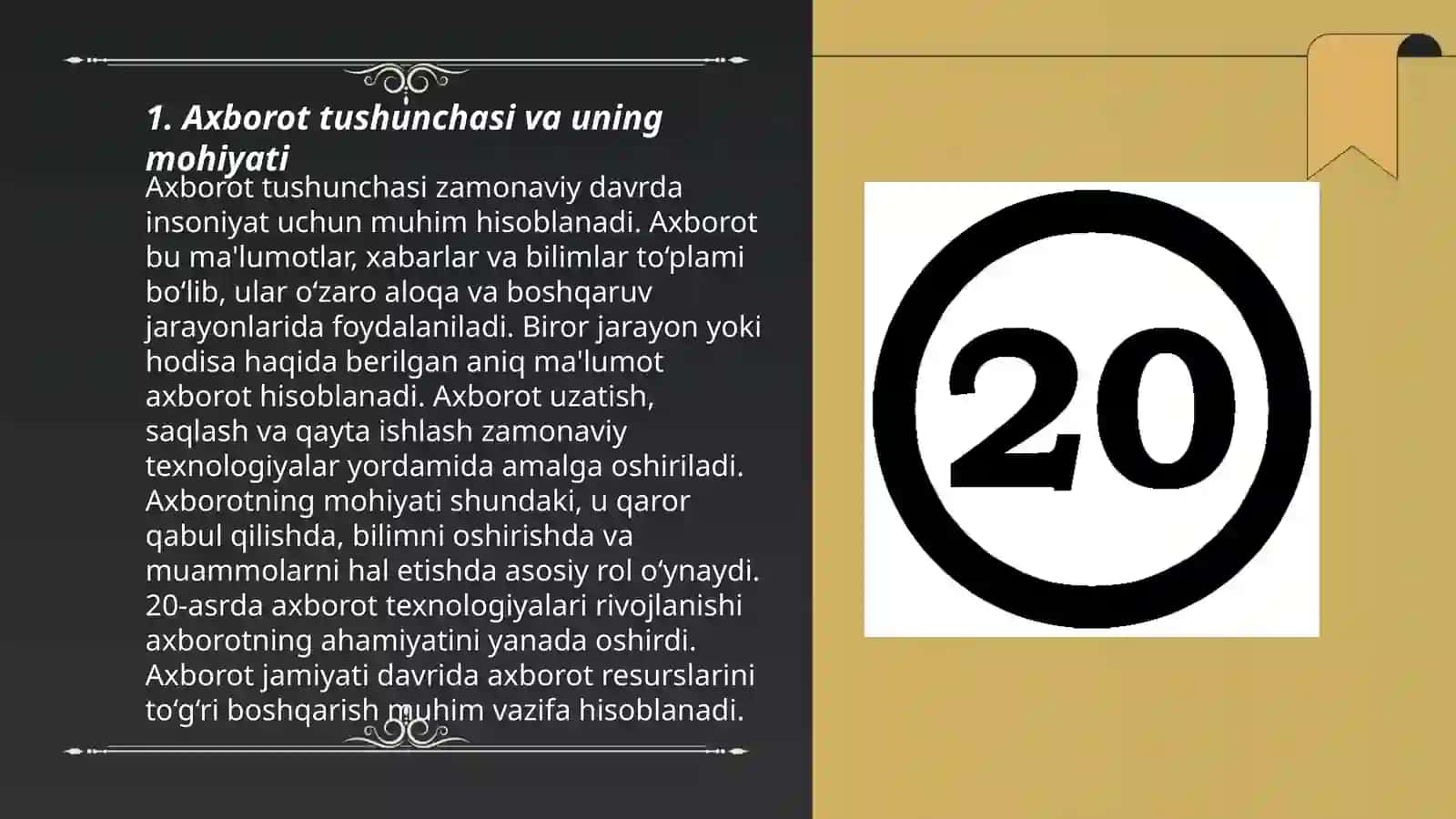 Axborot nma va uning manbalari 3