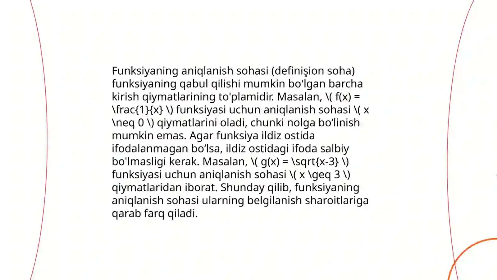 Funksiyani tòla tekshirish va grafigini chizish 3