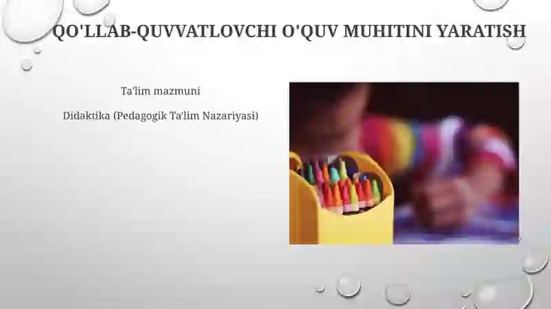 Ta'lim mazmuni 3