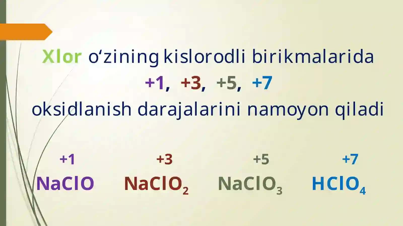 Xlorning kislorodli birikmalar 3