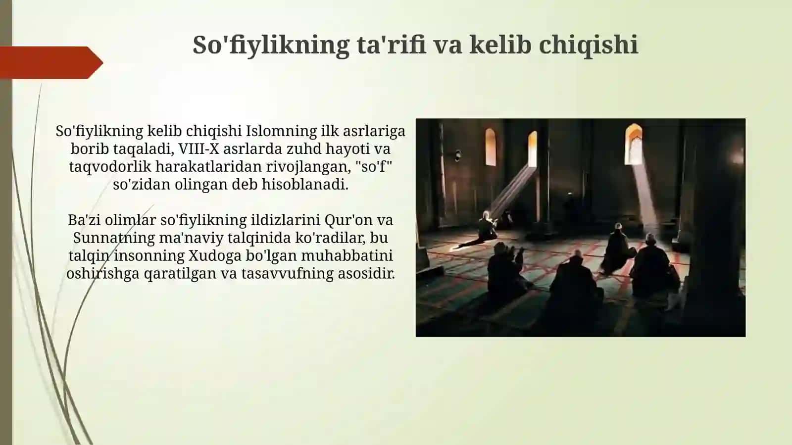 Tasavvuf tushunchasi va uning mohiyati 3