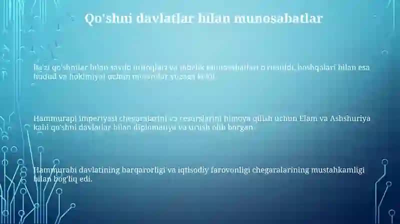 Xammurapi hukmronligi davrida Bobil davlati 3