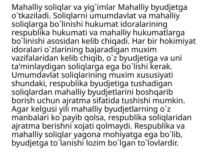 Mahalliy soliq va yigʻimlar 3