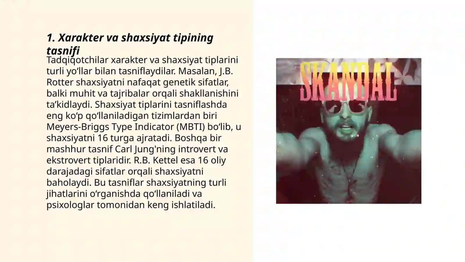 Xarakter qobilyat 3