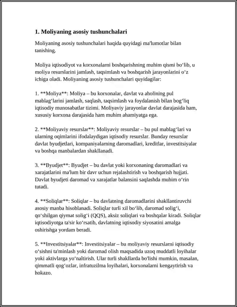 Moliyaning vujudga kelishi 3