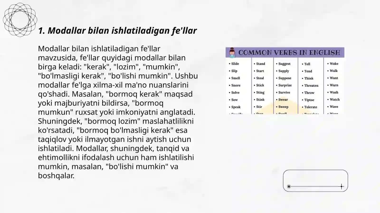Modal verbs 3
