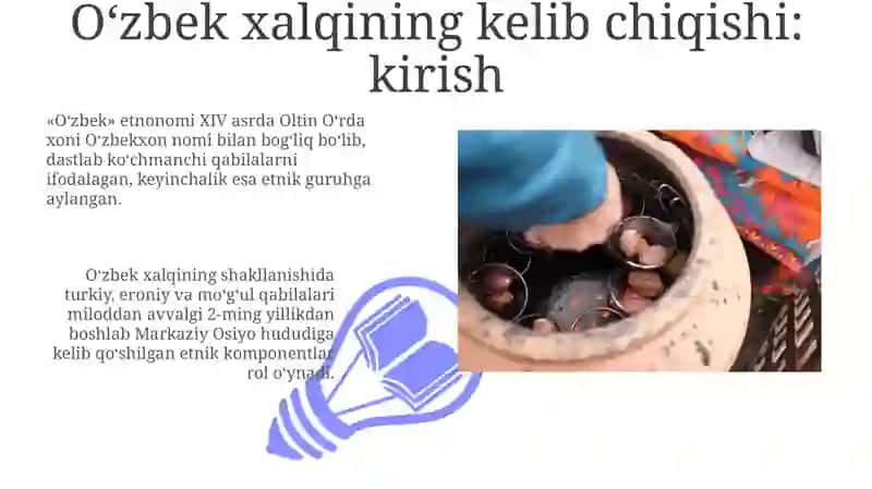 Oʻzbek xalqining kelib chiqishi va etnik jarayonlari 3