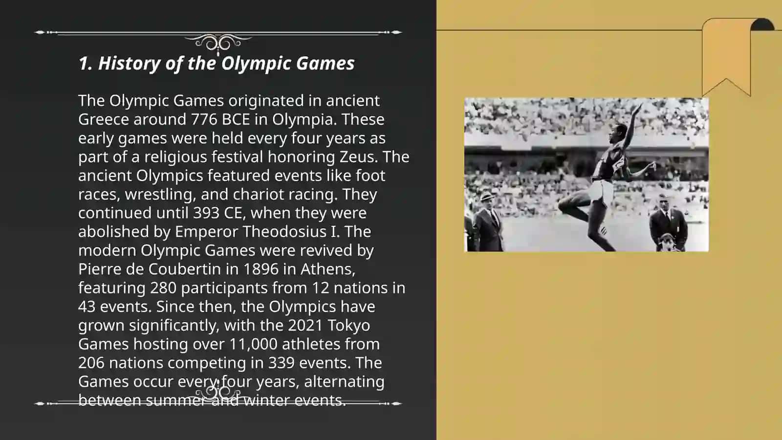 History of the Olympic Games 3