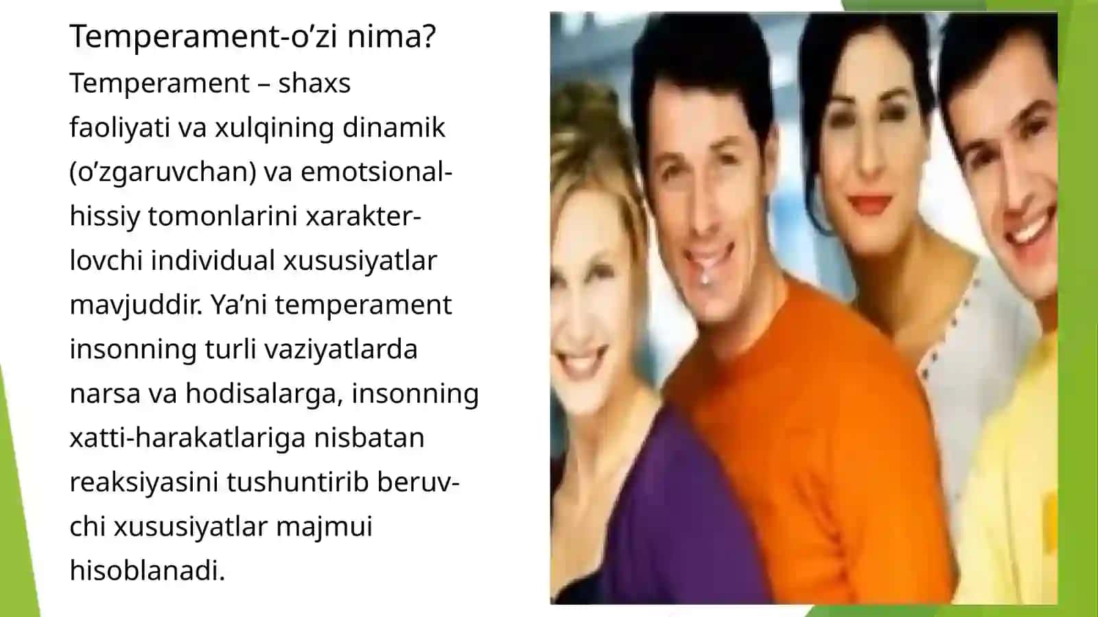 Temperament turlari va xossalari 3