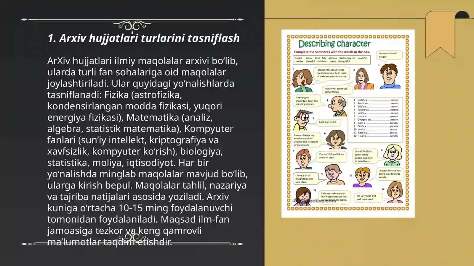 Arxivlarning ilmiy ma'lumotnoma apparati 3