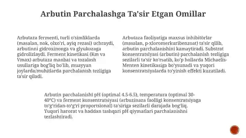 Arbutaza fermenti ta'siri 3
