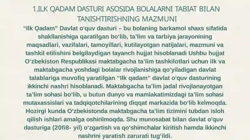 Ilkqadam davlato'quvdasturi 3