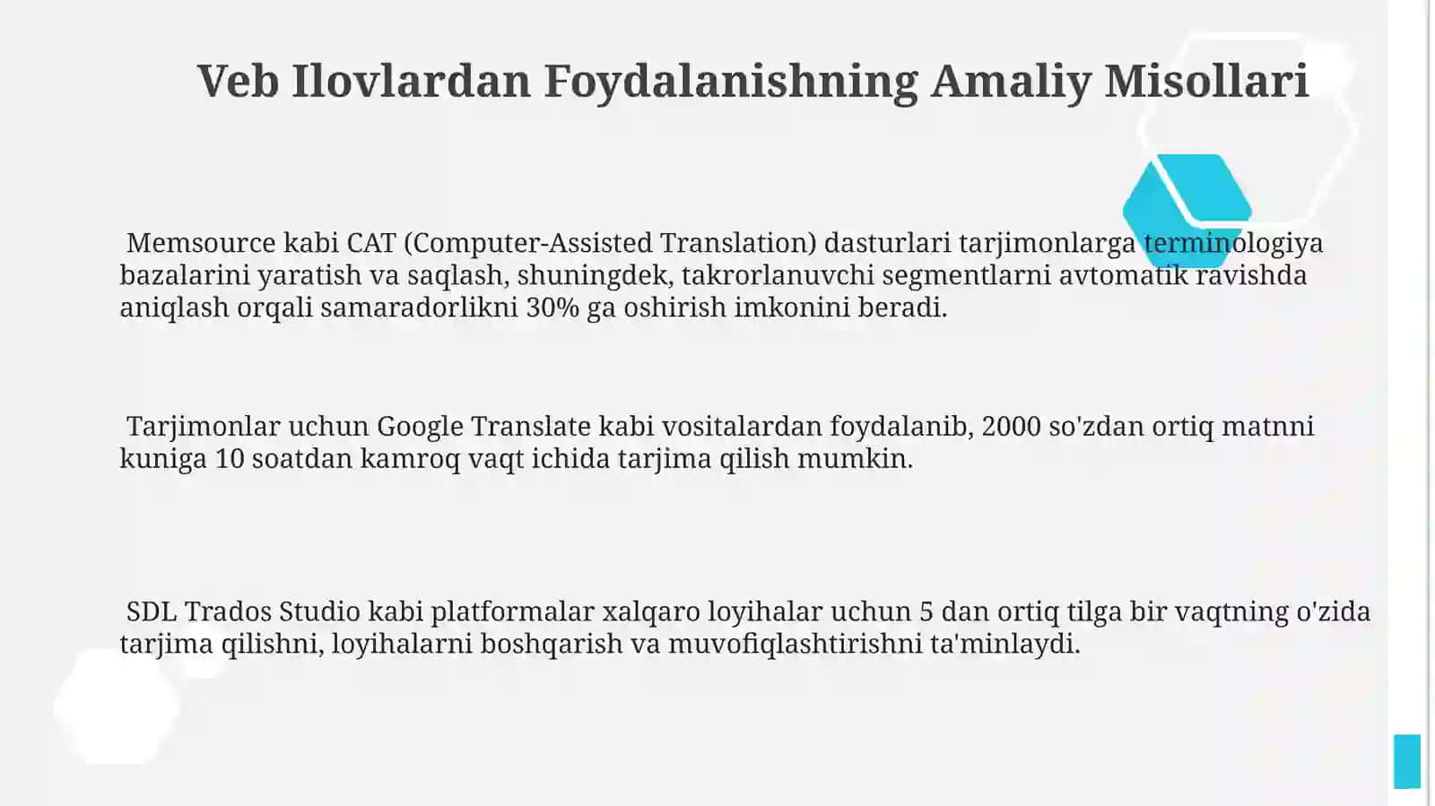 Veb Ilova Tanlash va Samarali Foydalanish 3