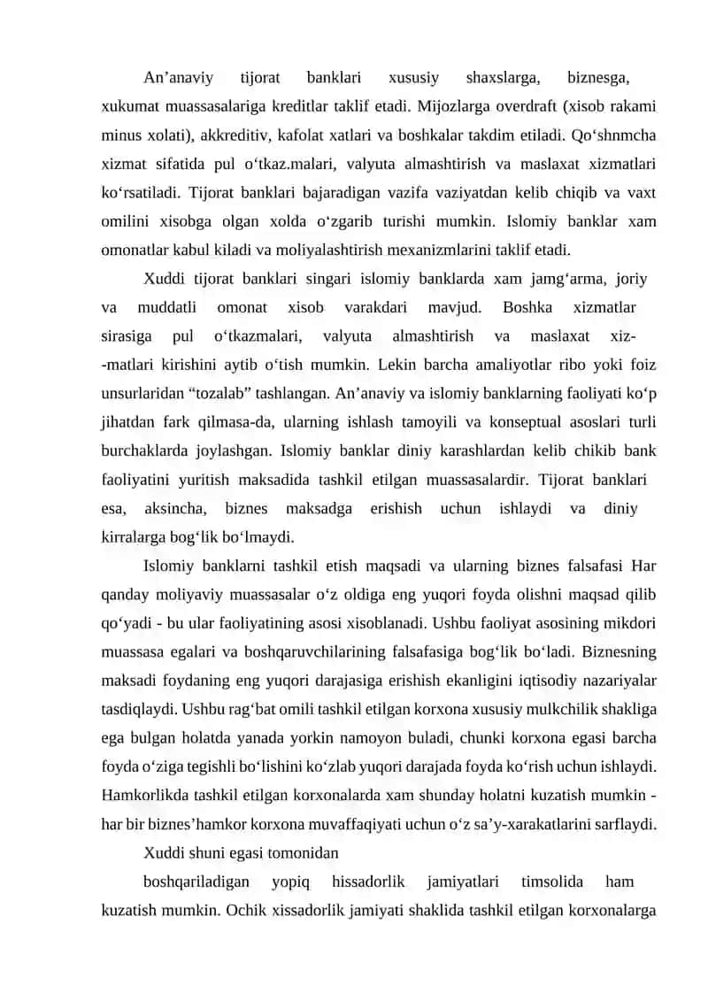 Islom banklari va ularning ish faoliyati 3