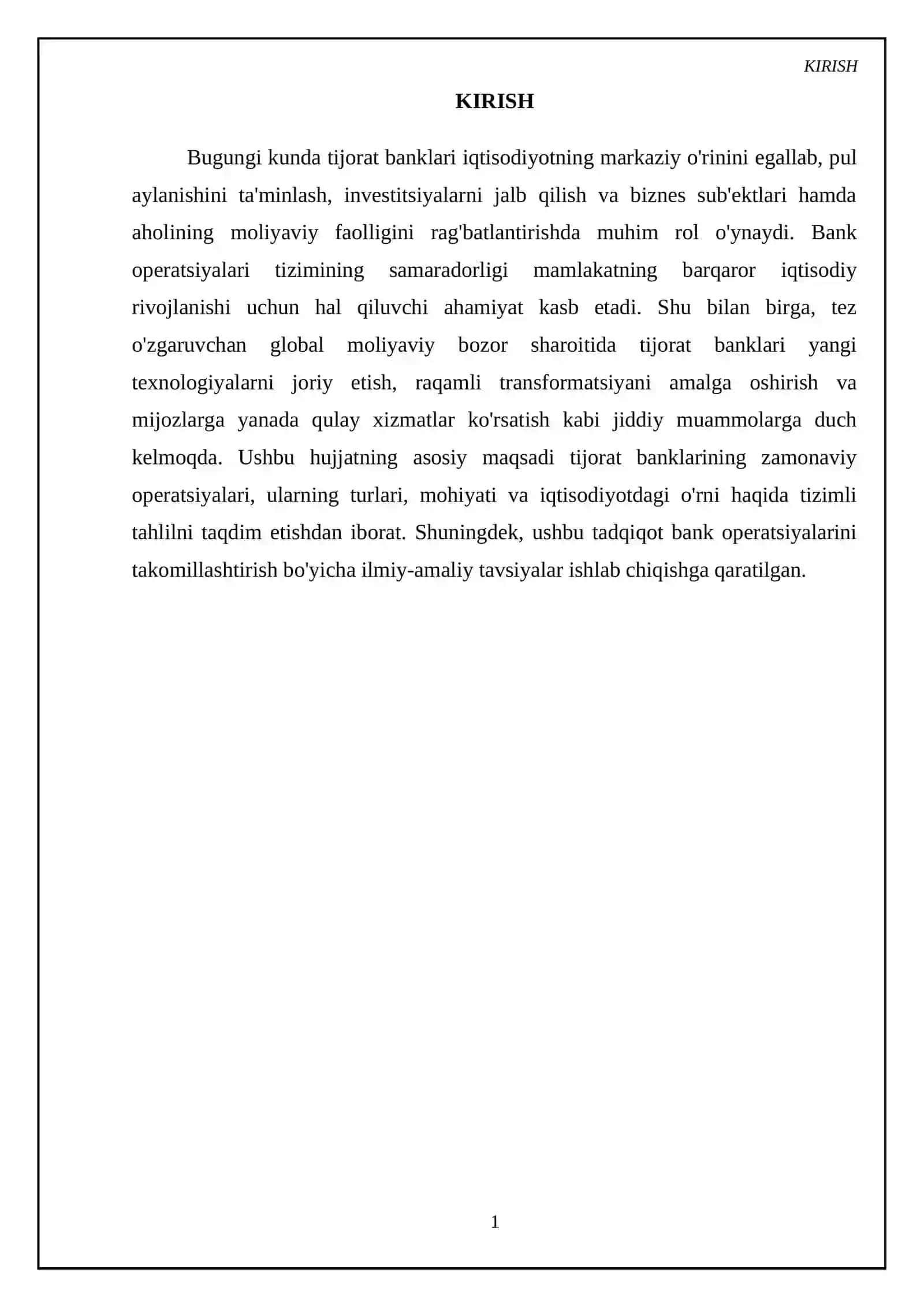 Tijorat banklarining operatsiyalari 3