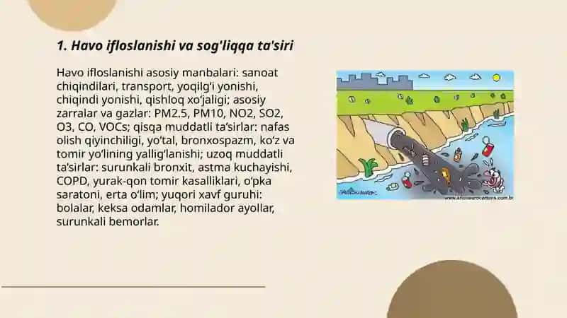Ekalogiya muammosi 3