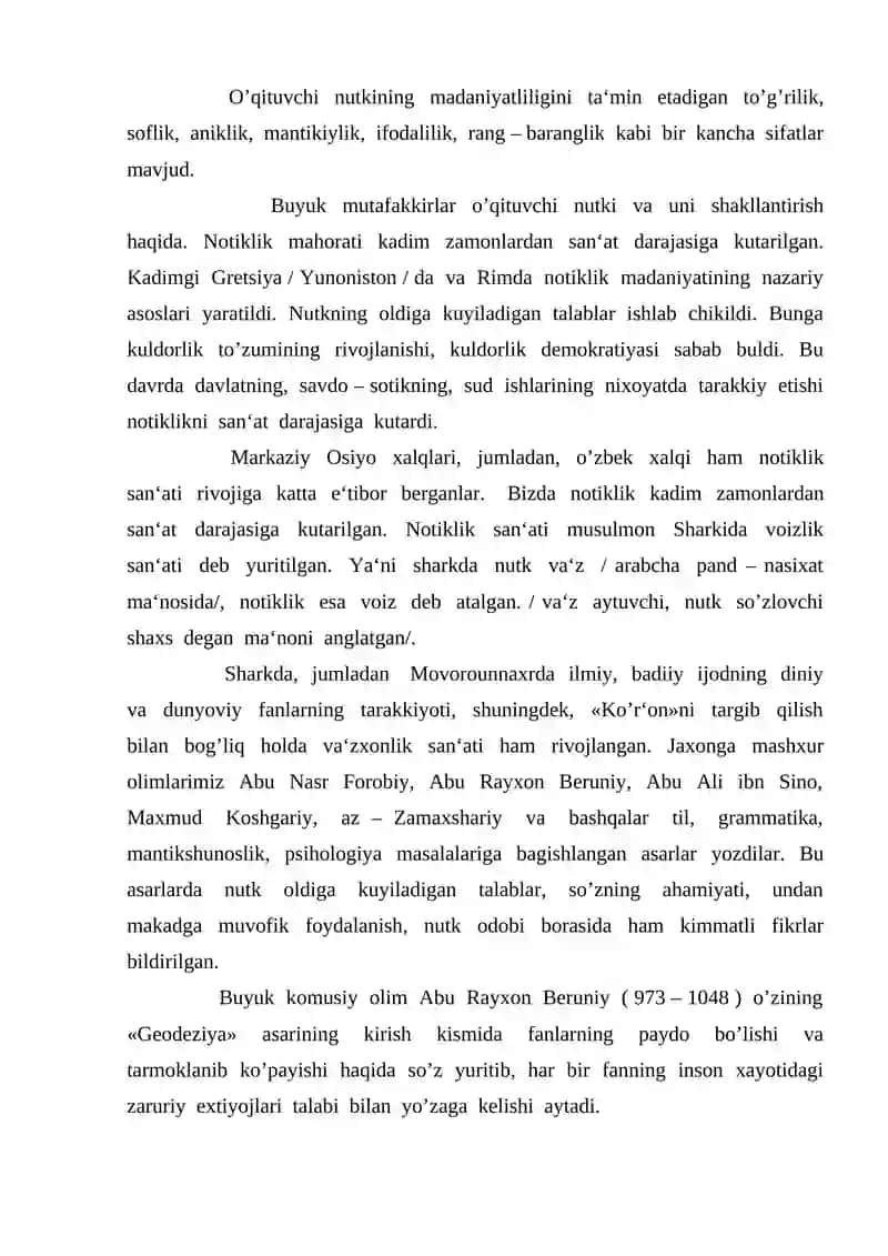 O'qituvchilar nutq texnikasi va notiqlik madaniyati 3