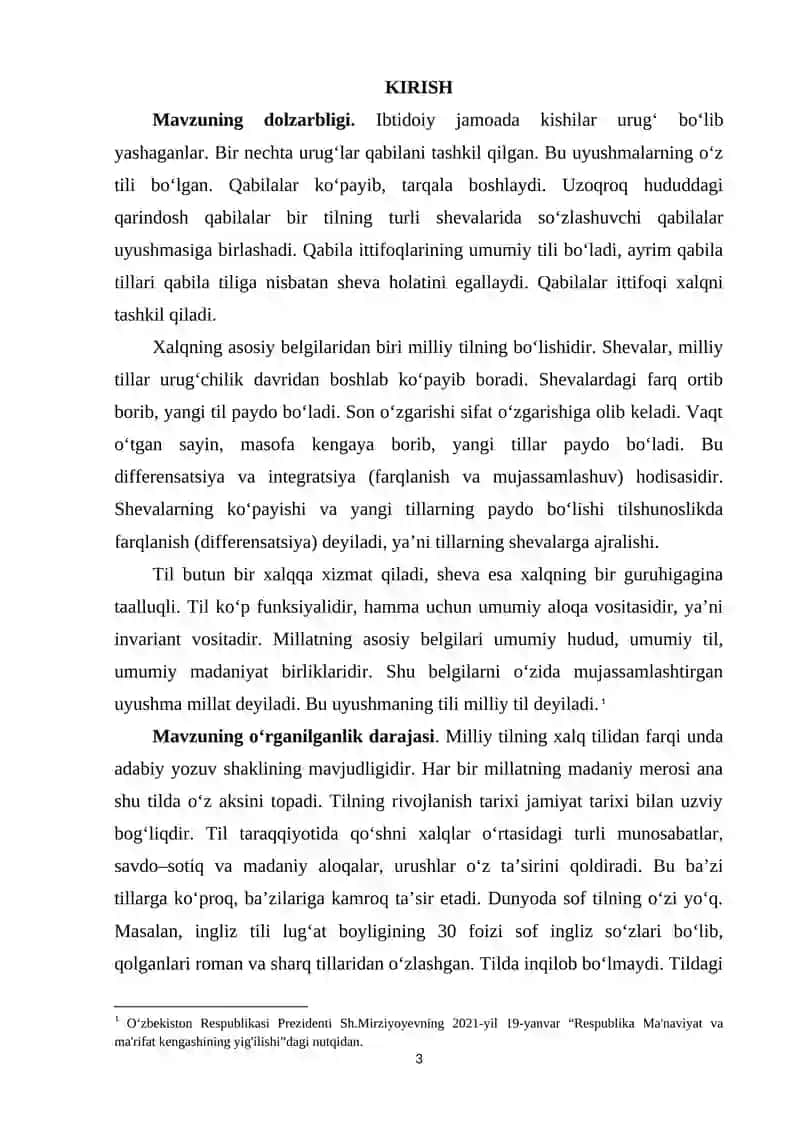 O‘zbek Tili Leksikasining tarixiy taraqqiyoti 3