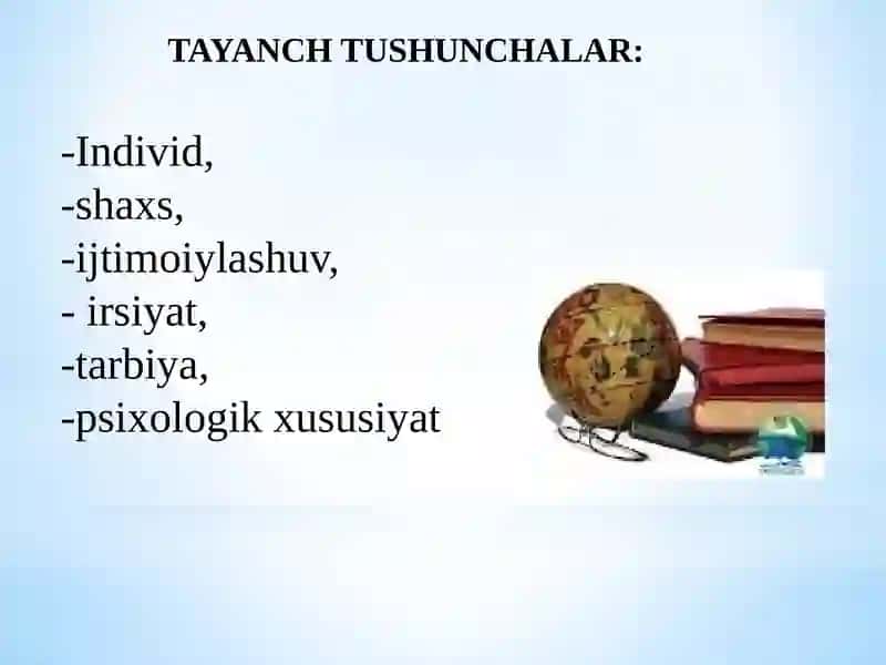 Shaxsning rivojlanishi, tarbiyasi va ijtimoiylashuvi 3