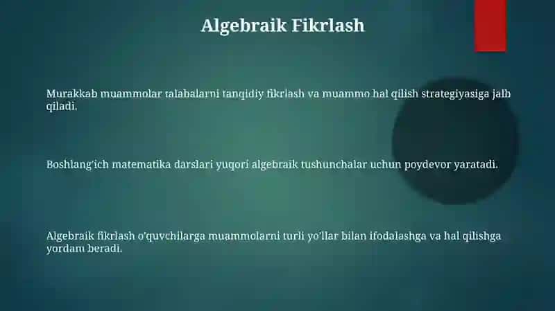 Murakkab masalalar 3