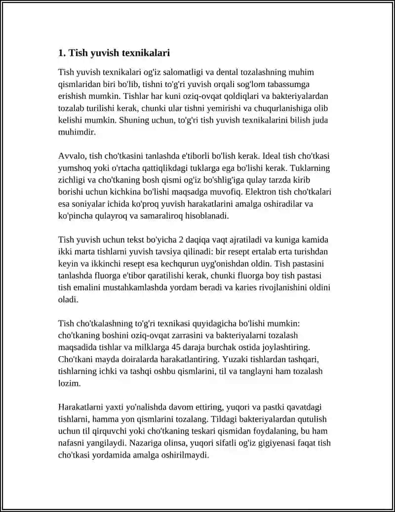 ORAL HEALTH. DENTAL CLEANING 3