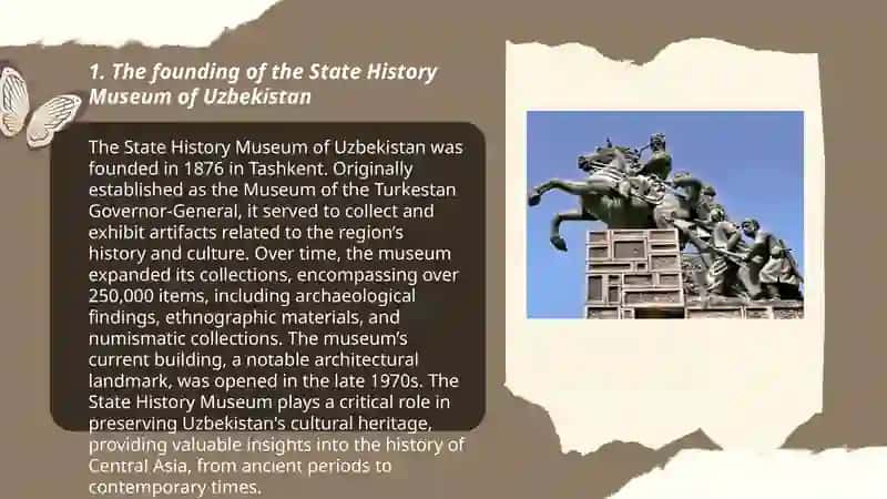 The State History Museum of Uzbekistan 3