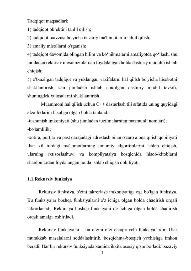 Rekursiv Funksiya 3